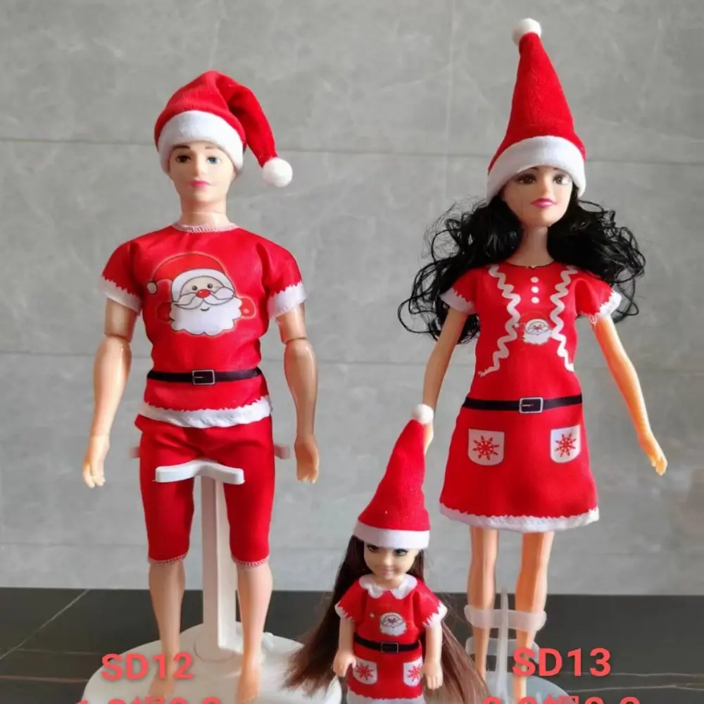 11.8inch 11.8inch Doll Clothes Christmas Elfs Series 30cm Doll Christmas Dress Cute Beautiful Christmas Doll Clothes