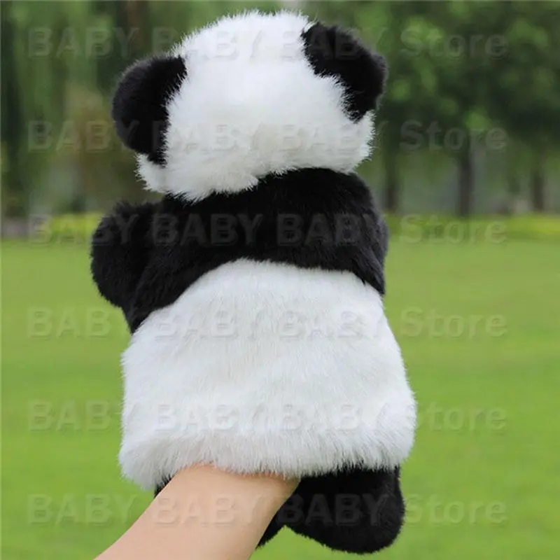Q81A Novelty Plush Panda Hand Puppets Festival Gifts Supplies for Kids Present