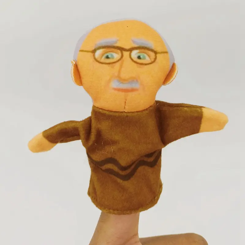 New Finger Puppets Baby Animals Plush Doll Hand Cartoon Family Hand Puppet Cloth Theater Educational Toys for Kids Gifts