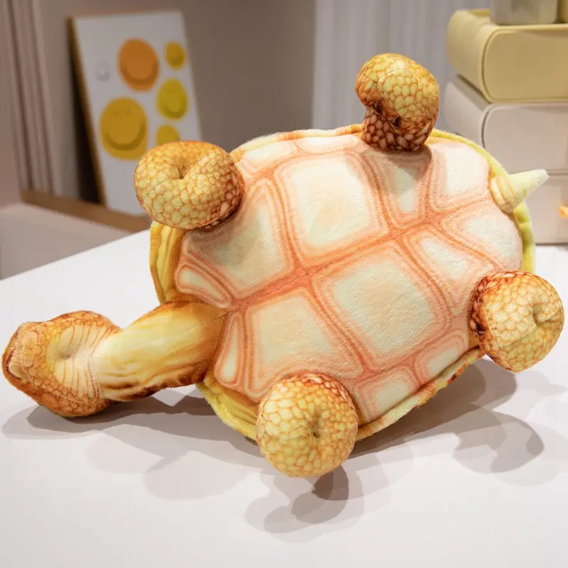 Cute Baby Super Green Simulation Stuffed Tortoise Realistic Sea Turtle Animal Plush Baby Toy Gift Hot Sale Home Decoration