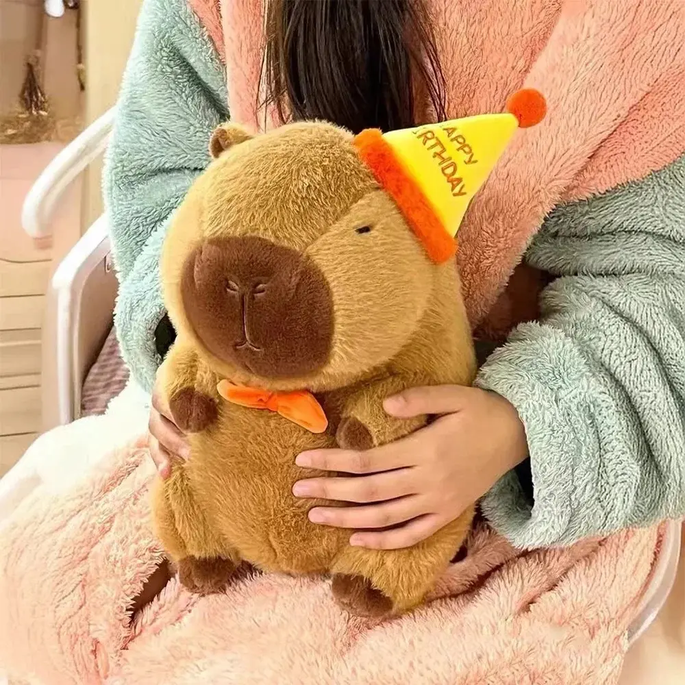 23/35cm Capybara Plush Toy - Ultra Soft Anime Stuffed Animal Doll, Cute Christmas & Thanksgiving Gift for Children