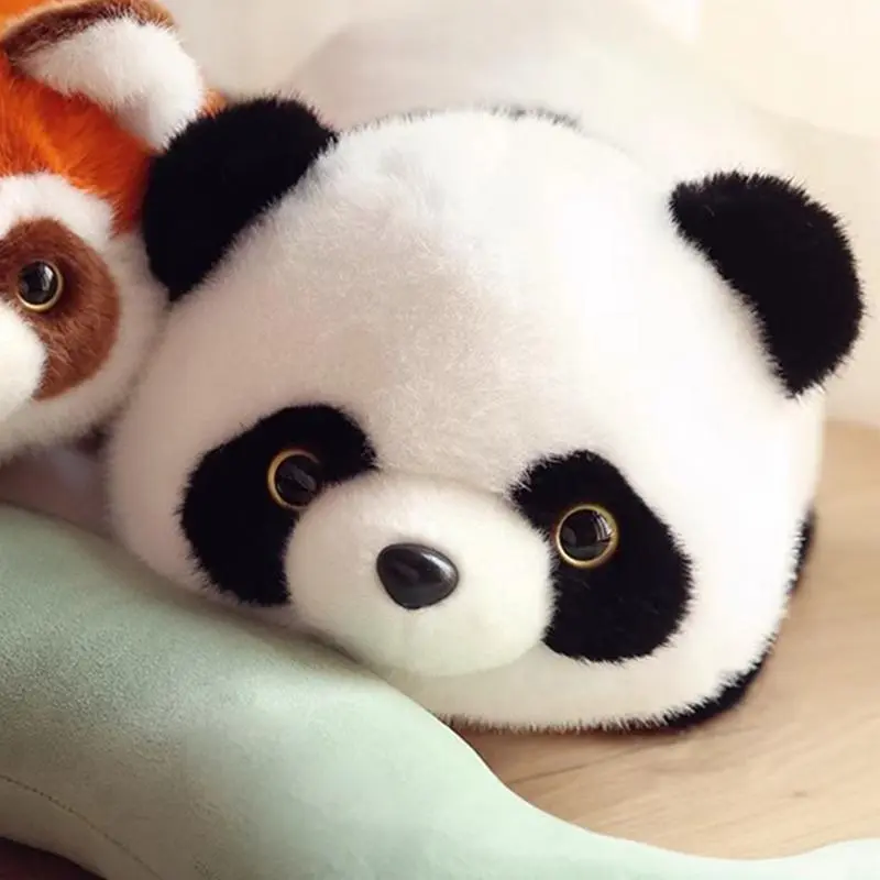 Panda Plush Toy Panda Plushies Reversible Red Panda Toy Stuffed Animal For Kids Home Sofa Decor Birthday Favor