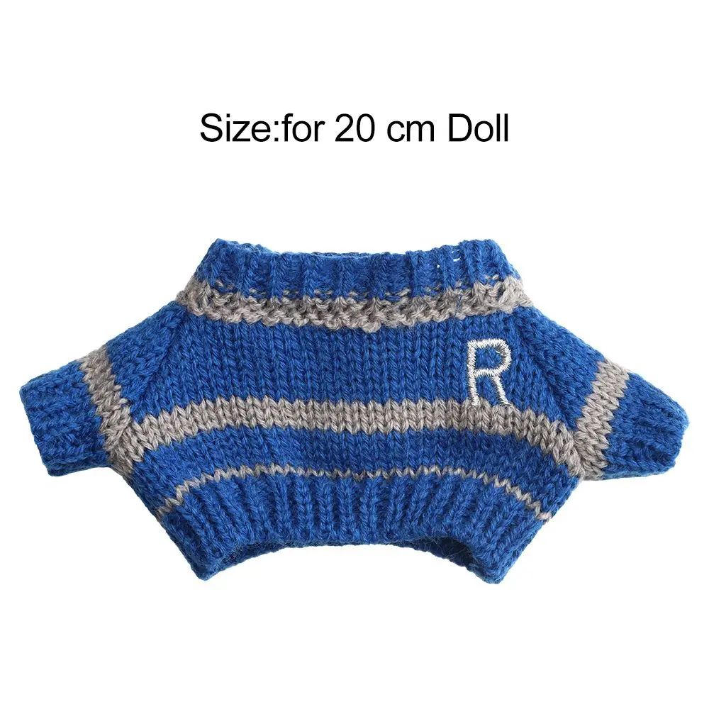 Doll Knitted Sweater for 20cm Plush Dolls Clothes Doll's Clothing Accessories Knitted Clothing Kids Toy Gifts Doll Supplies