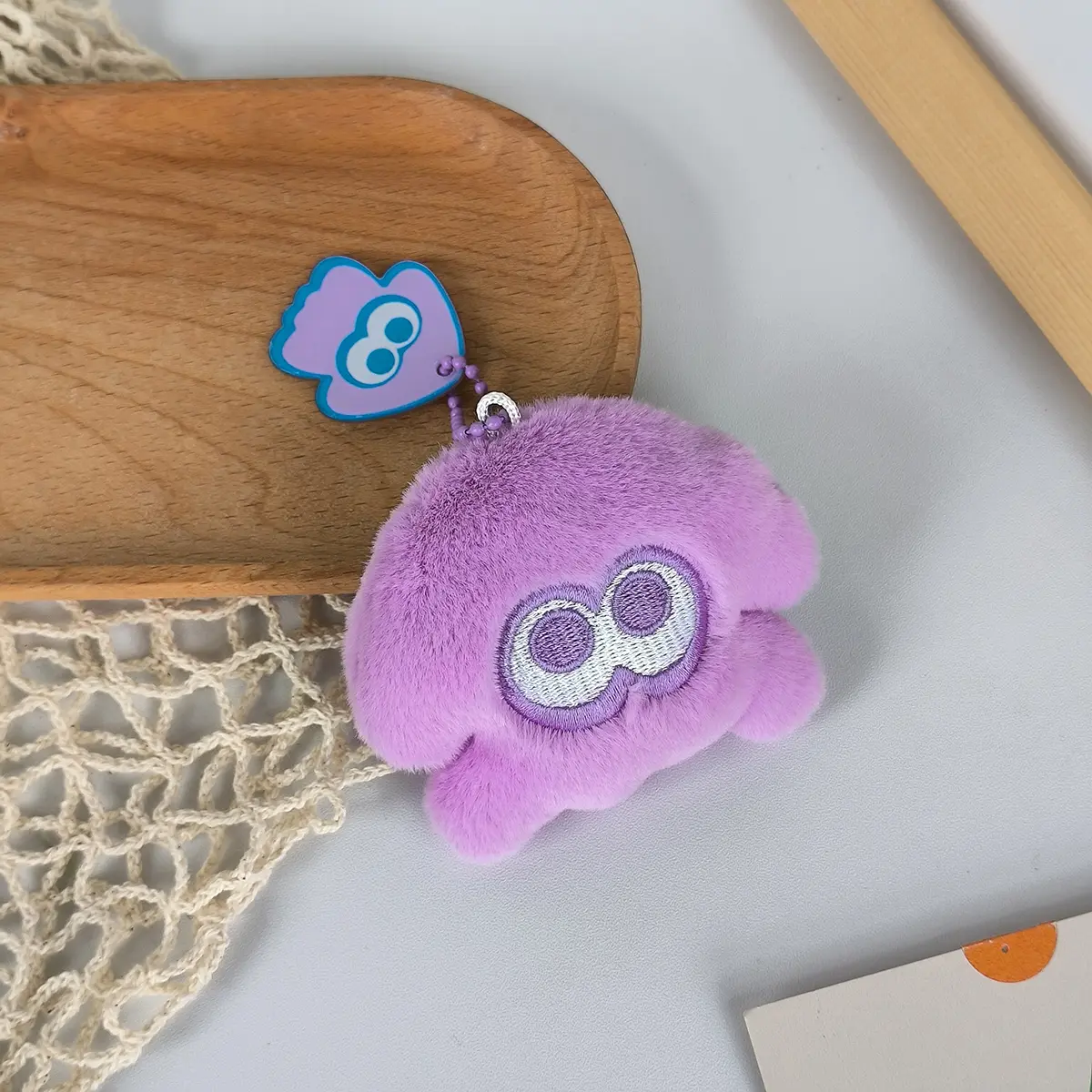 Colorful small octopus plush pendant, cute three-dimensional doll, personalized keychain, toy, creative schoolbag pendant
