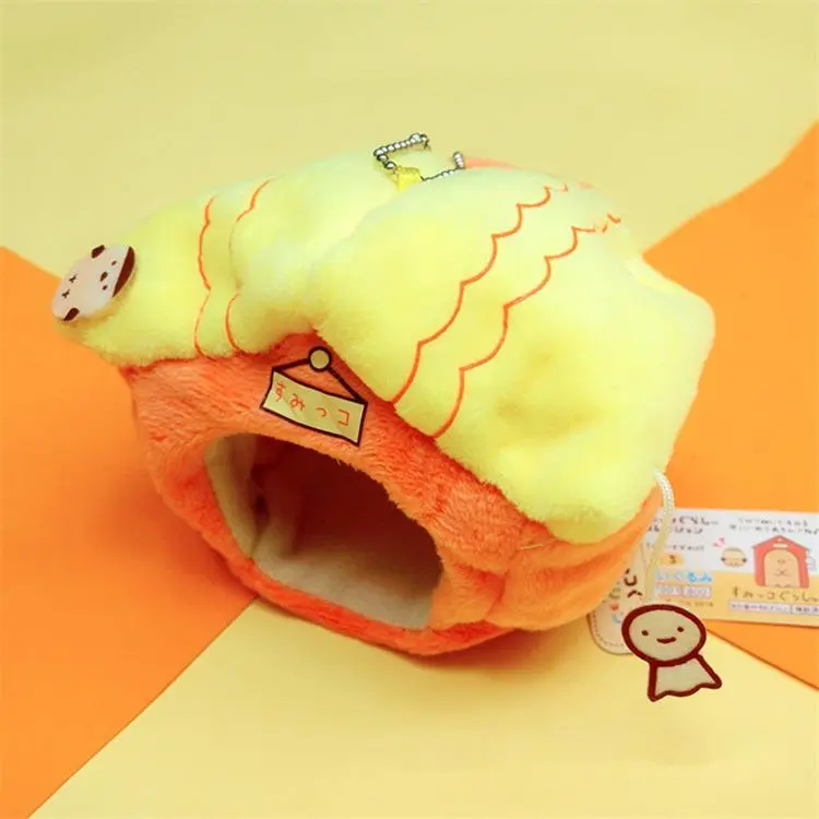 Kawaii Tokage San-X Corner Sumikko Gurashi Scenes House Tent Plush Keychain Small Pendant Kids Stuffed Toys For Children Gifts