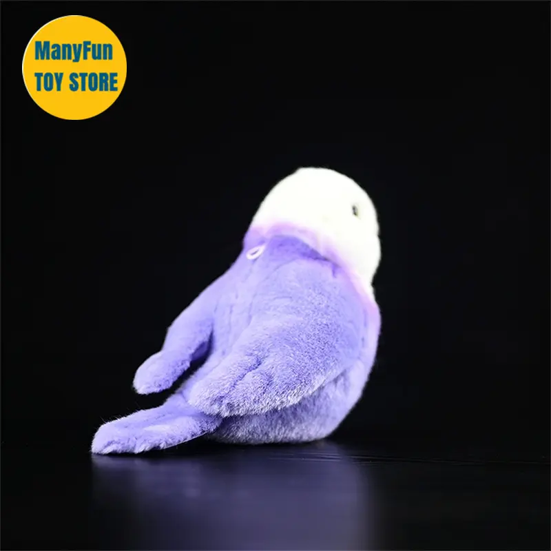 Realistic Peony Parrot High Fidelity Lovebird Plushie Budgie Peluche Lifelike Bird Stuffed Animals Simulation Toy For Kids