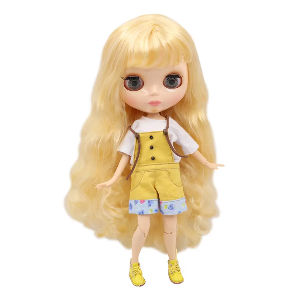 ICY DBS Blyth doll 1/6 joint body BJD toy white shiny face black frosted face with extra hands AB and panel DIY doll girl