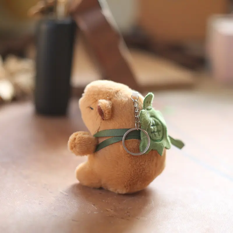 1/2/4/6PCSPP Cotton Net Red Lovely Cute Cute Capybara Water Dolphin Pendant Plush Toy Doll Bag Charm Keychain Doll Doll Dolls