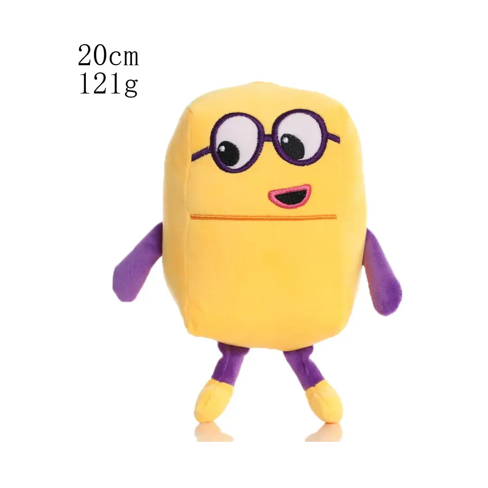 14-18cm Cartoon Number Plush Doll Toys Educational Stuffed Movie Anime Kids Early Childhood Birthday Christmas Gift