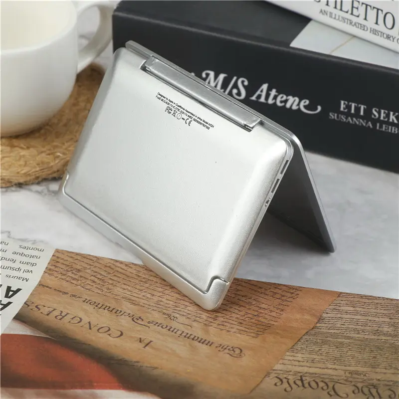1PC Doll House Mini Computer Mini Computer Mirror Girl Mini Pocket Laptop Shape Makeup Clear Mirror Baby Mirrors Toy