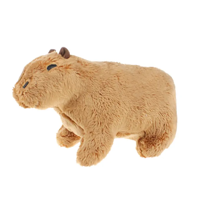 18cm Simulation Capybara Stuffed Animals Plush Toy Fluffy Capybara Doll Soft Toy Kid Birthday Christmas Gift Toy Home Room Decor