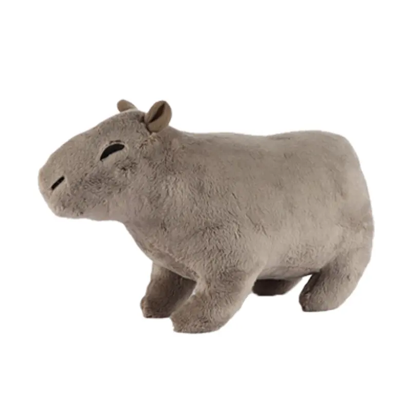 18cm Simulation Capybara Stuffed Animals Plush Toy Fluffy Capybara Doll Soft Toy Kid Birthday Christmas Gift Toy Home Room Decor
