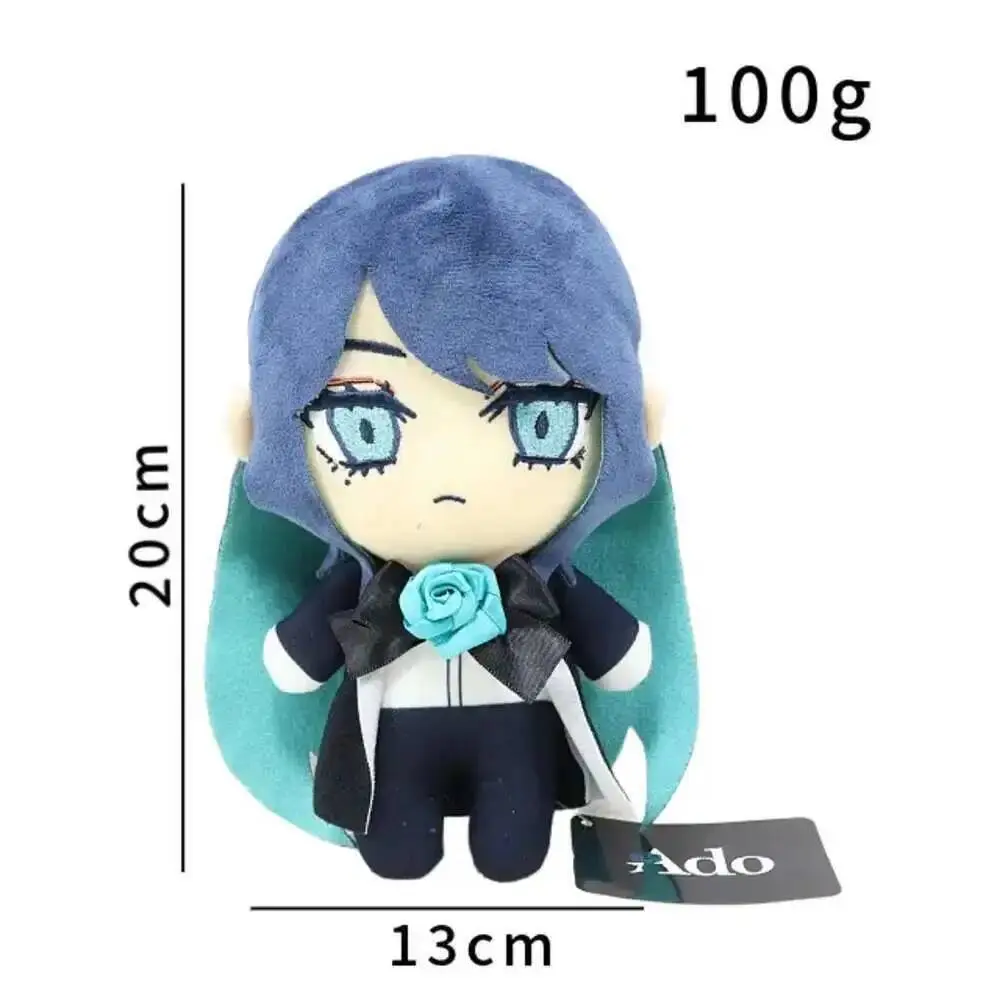 Ado Hibana Plush Doll Anime Cartoon Virtual Singer Kimono Stuffed Q Toy Kawaii Bedroom Pillow Decoration Birthday Commemoration