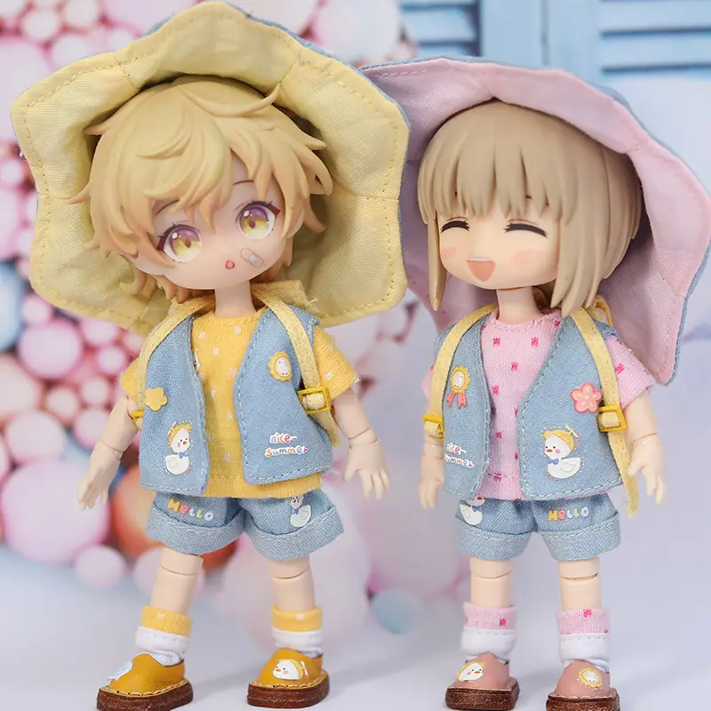 OB11 Doll Clothing Accessories New Year Student Set 1/12 Points OB11 Doll Clothing Molly GSG Solid Body9