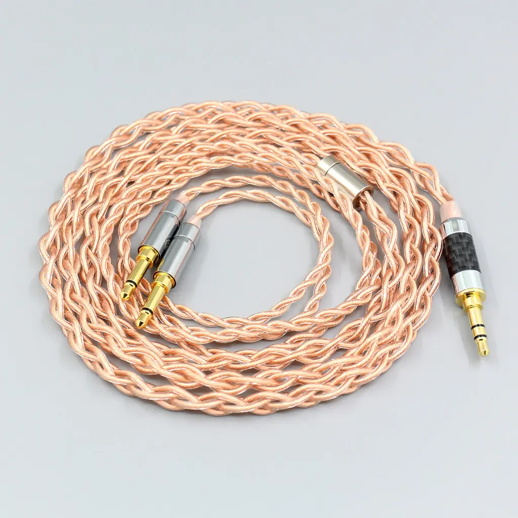 4 Core 1.7mm Litz HiFi-OFC Earphone Braided Cable For Denon AH-D7200 AH-D5200 AH-D9200 AH-D600 AH-D7100 LN008084