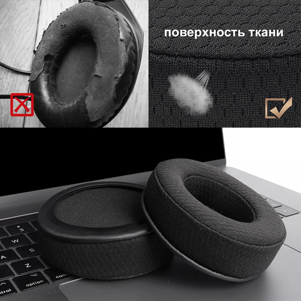 Earphone pads AKG K845BT K845 K545 K540 K167 K182 K245 K267 K275 replacement  Earpads cloth Memory Covers Sponge Soft Protein