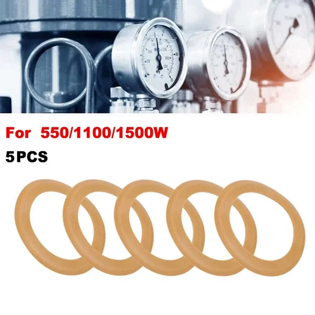 22232222       5pcs Rubber Piston Ring For 550W/1100W/1500W Oil-Free Silent Air Compressor Cylinder Air Pump Accessories