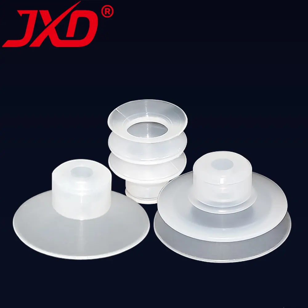 JXD SPL-S02/04 SP-S04/06/08/10/12/15/20/25/30 Mini White Silicone Pneumatic Vacuum Suction Cup