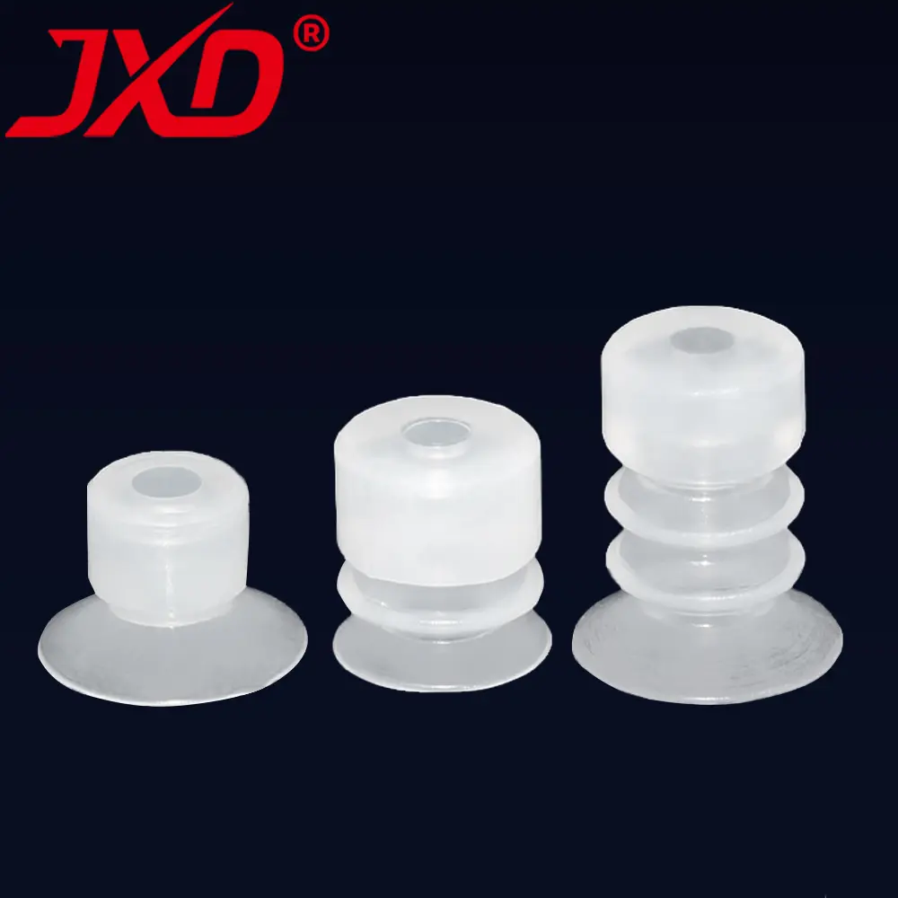JXD SPL-S02/04 SP-S04/06/08/10/12/15/20/25/30 Mini White Silicone Pneumatic Vacuum Suction Cup