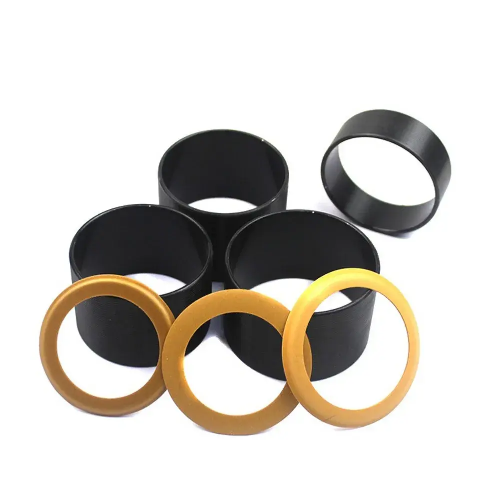 2pcs Cylinder Sleeve Piston Rings Rubber Air Pump Accessories For 550W 750W 1100W 1500W Oil-Free Air Compressor Accessories