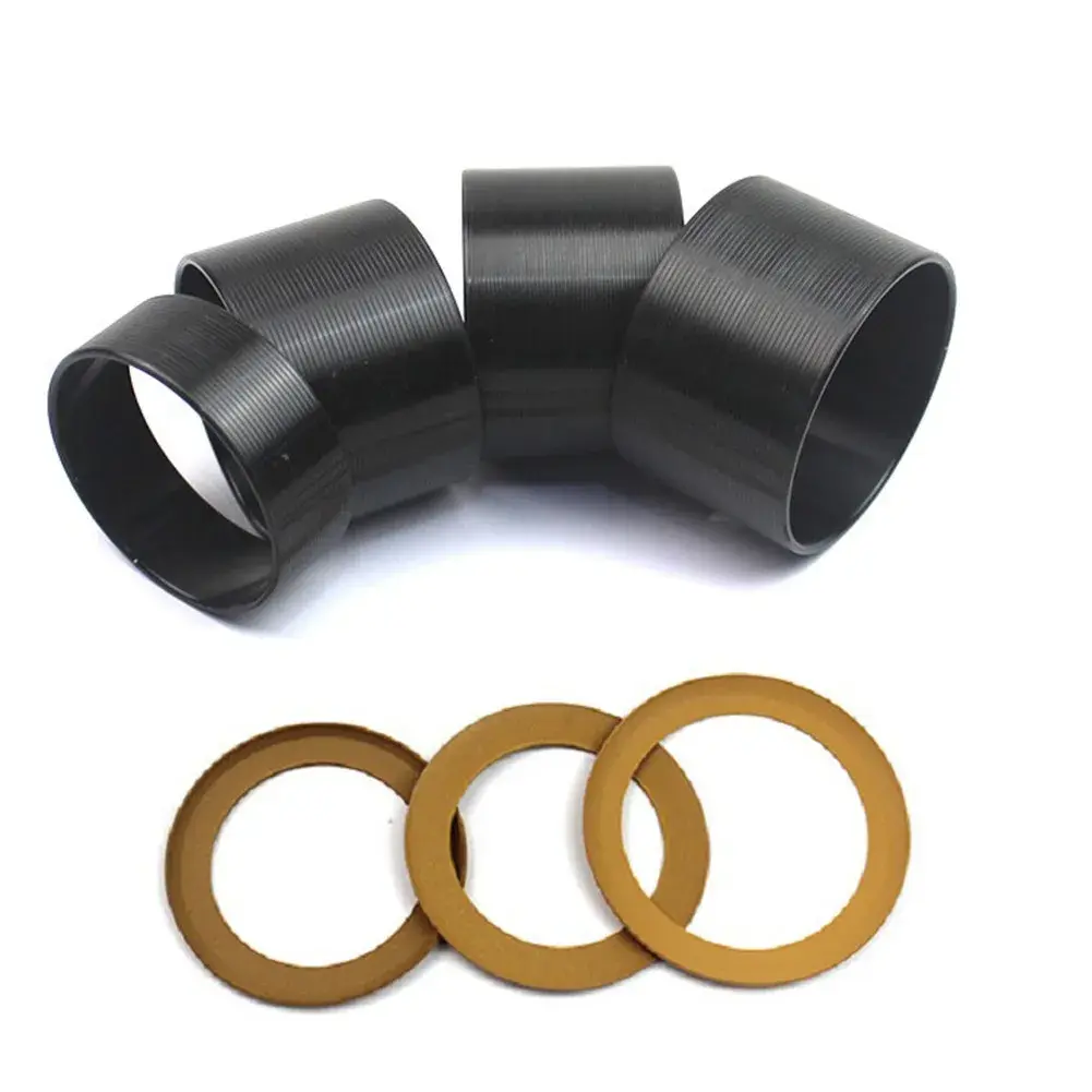 2pcs Cylinder Sleeve Piston Rings Rubber Air Pump Accessories For 550W 750W 1100W 1500W Oil-Free Air Compressor Accessories