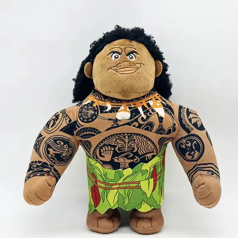 New 27cm Maui Plush Dolls Movie Peripheral Toy Plushine Cute Soft Room Decoration Cartoon Dolls Kids Toys Birthday Gifts