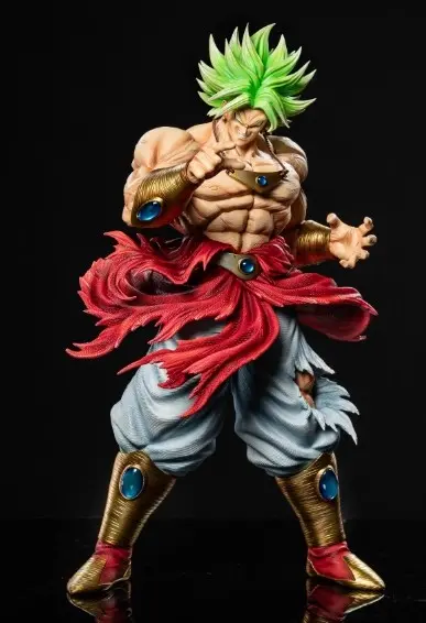 2025 JT Toys 45cm Dragon Ball Z Anime Figures Super Saiyan Broly Figures PVC Statue Collection Model Room Decoration Gifts Toys