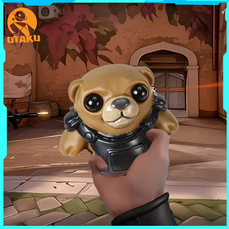 Valorant Game Doll Tactical Bear Squeeze Toy Flex Decompression Relaxation Model Action Stress Relax Collection Gift For Friend