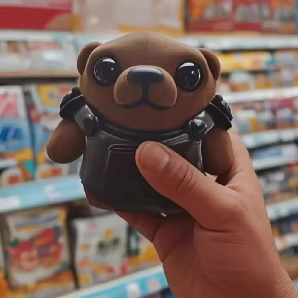 Valorant Game Doll Tactical Bear Squeeze Toy Flex Decompression Relaxation Model Action Stress Relax Collection Gift For Friend
