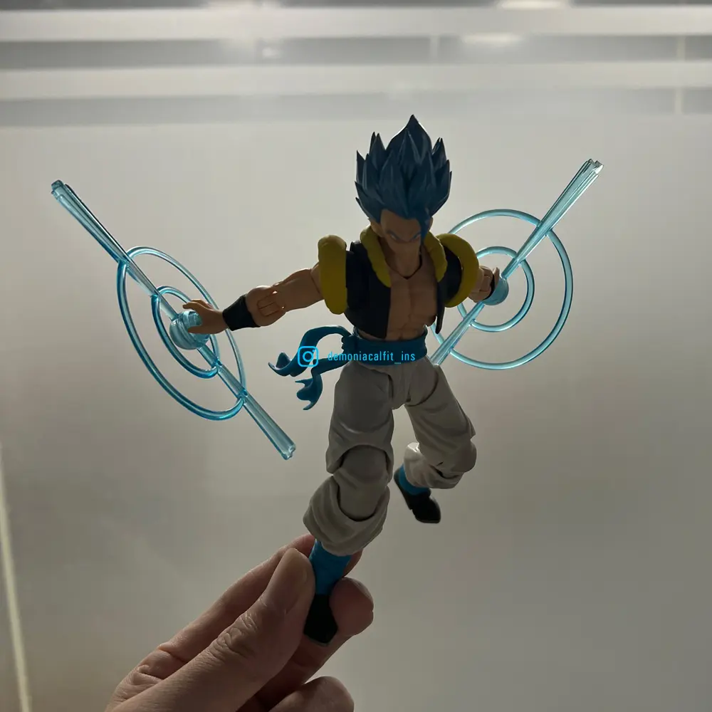 Demoniacal Fit Gogeta Figure Dragon Ball SHF Hero Waltz Ultimate Dance Gogeta Action Figure Collectible Model Figurine Toy Gift