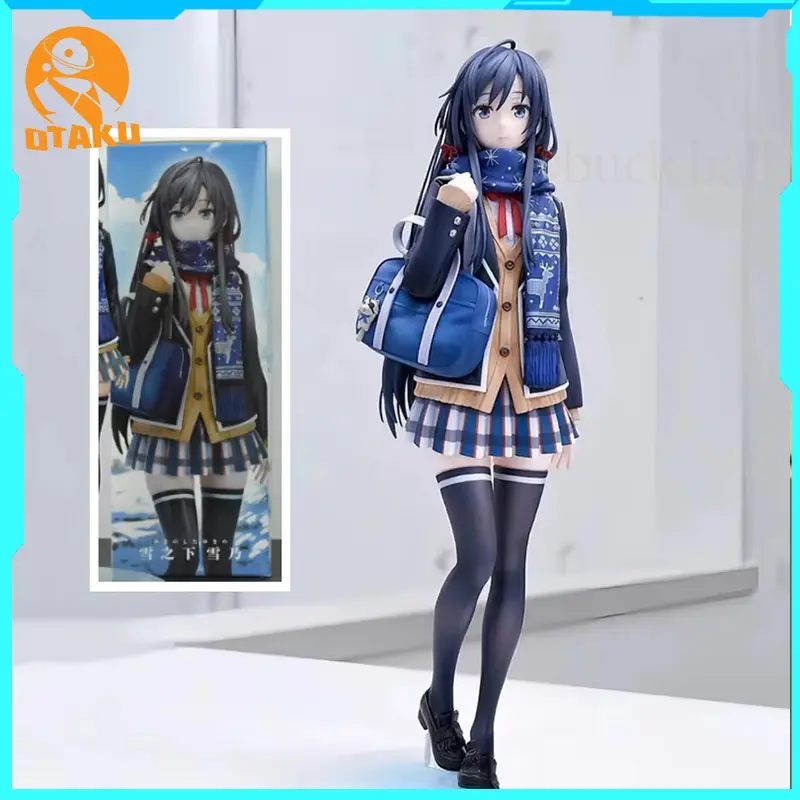 25cm My Teen Romantic Comedy Yukino Figure Yukinoshita Figures School Anime Gk Statue Model Doll Collection Room Decora Desk Toy