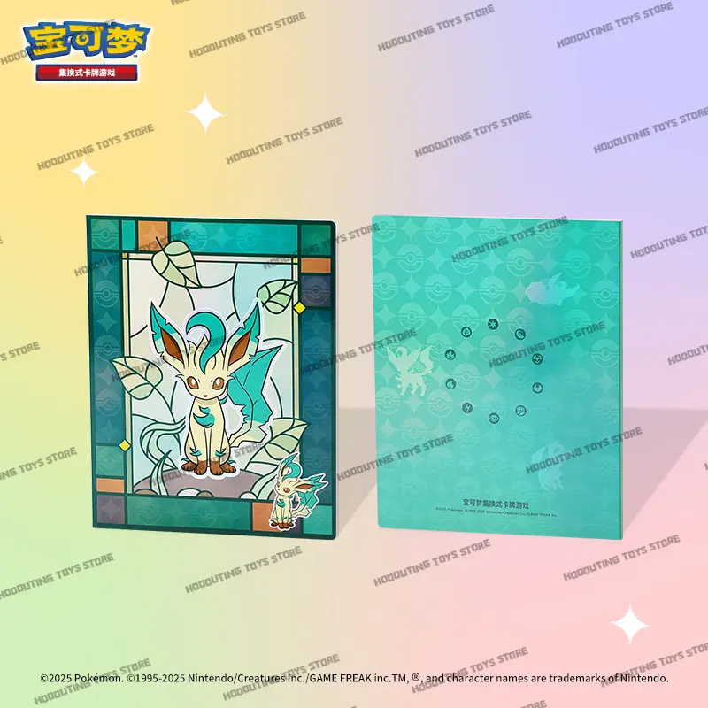 Original PTCG Card Chinese Gem Pack Vol2 Seriesd Gift Sylveon Leafeon Umbreon Eevee Card Collection Brochure TCG Card Gifts