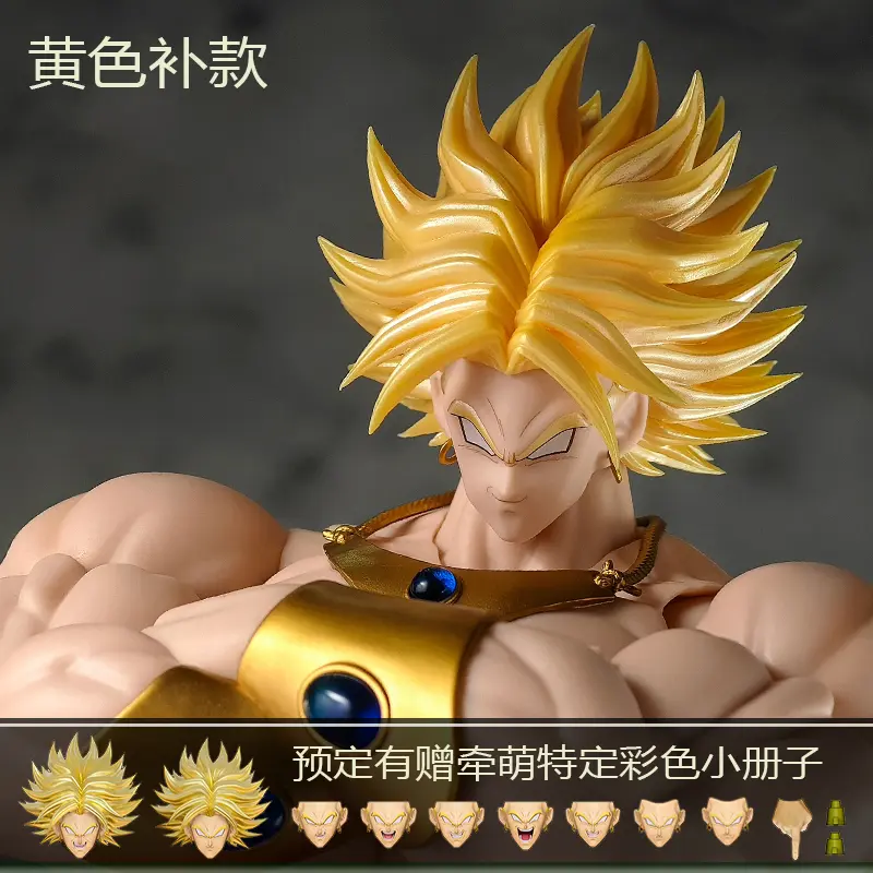 In Stock DKO Toys Dragon Ball Z Broly Heads Kit Accessories Action Figure Kong Beast Dieties SHF DBZ Super Saiyan Broly Toys