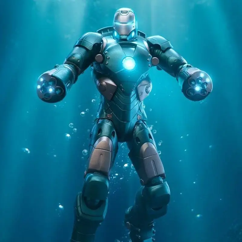 New Zd Toys Iron Man Series Joint Movable Mk9 Mk12 Mk15 Mk25 Mk26 Mk36 Mk37 Mk40 Movie Action Figure Collect Toy Halloween Gifts