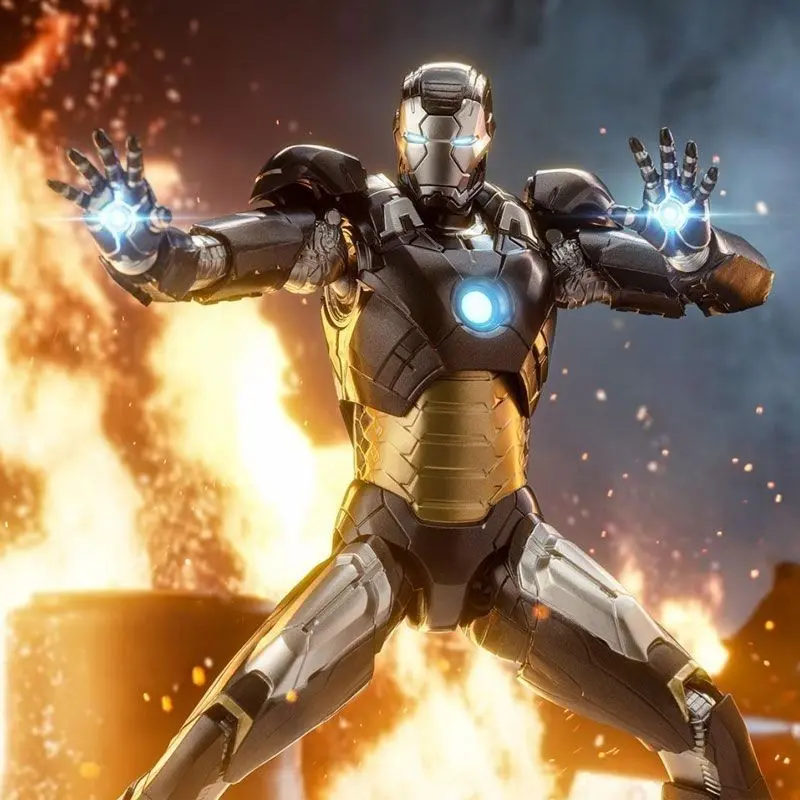 New Zd Toys Iron Man Series Joint Movable Mk9 Mk12 Mk15 Mk25 Mk26 Mk36 Mk37 Mk40 Movie Action Figure Collect Toy Halloween Gifts
