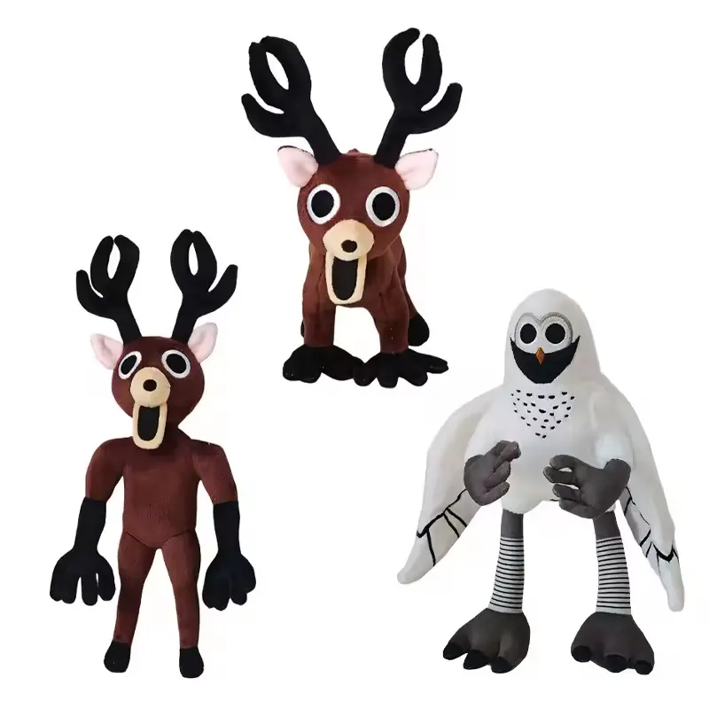 99 Nights in the Forest Deer Plush Toys 38cm Stuffed Animals Deer Doll Soft Game Plushie Room Decoration for Kids Birthday Gift
