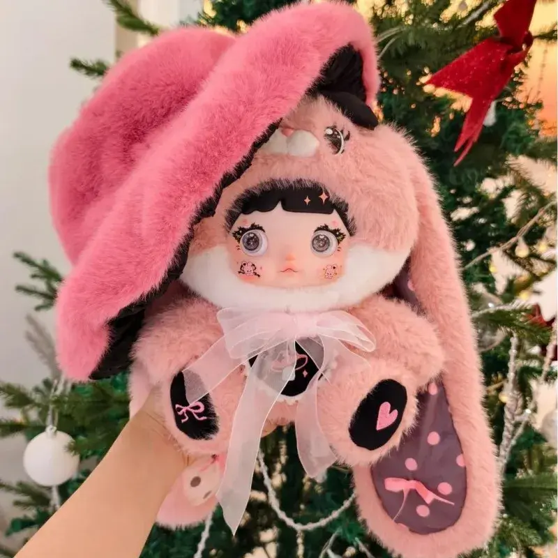 Nommi 400% V2 Mushroom Cap Plush Series Blind Box Figure Cute Vinyl Nommi Doll Mystery Box Surprise Collectible Toy Girl Gifts