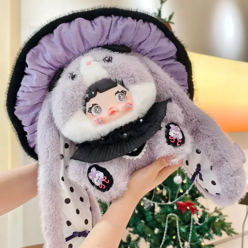 Nommi 400% V2 Mushroom Cap Plush Series Blind Box Figure Cute Vinyl Nommi Doll Mystery Box Surprise Collectible Toy Girl Gifts