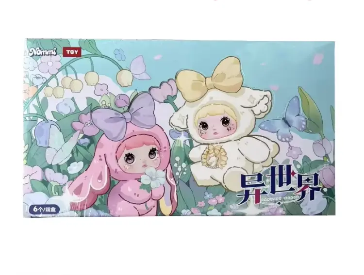 Genuine Nommi Original Nommi Loveliness Never Ends Series Cute Plush Blind Box Nommi V1 Nommi V6 Fantasy World Series Keychain 
