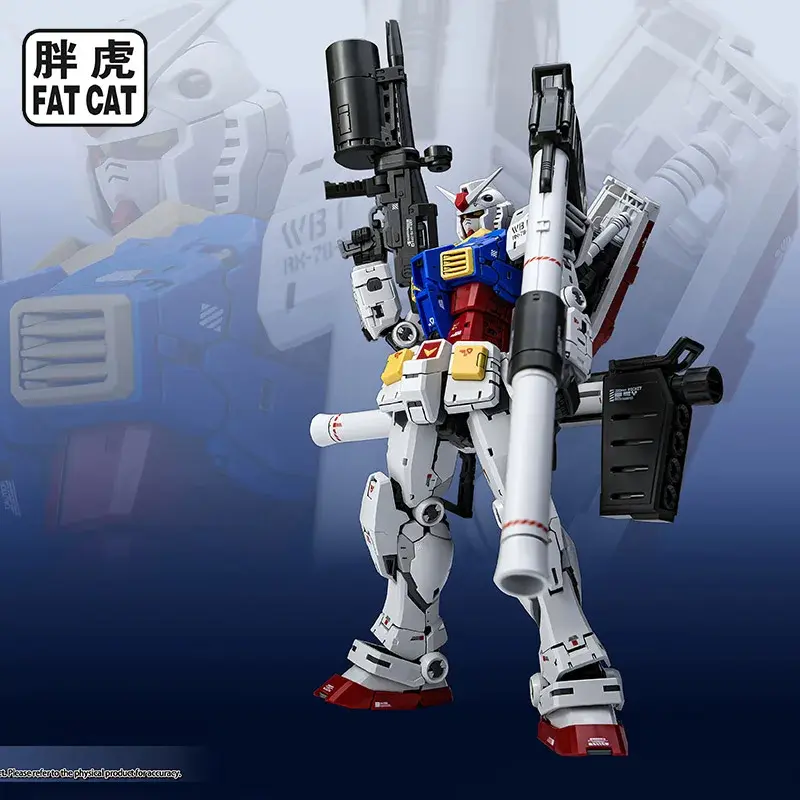 Daban Fat Cat 1/60 Pgu 1/100 RGU 2.0 Rx-78-2 High-Precision Framework Assembly Action Figure Anime Models Collection Custom Toys