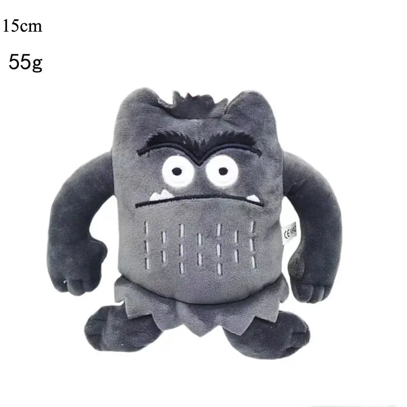 6 Colors The Color Monster Plush Toy Animal Soft Stuffed Dolls For Kids 1pcs/pack