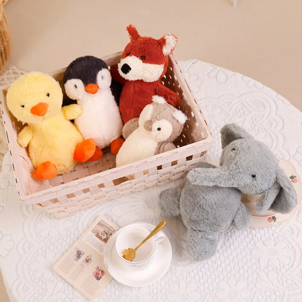 Home Decoration Owl Penguin Soft Pillow Soft Duck Pig Plush Toy Animal Cartoon Elephant Stuffed Dolls Kids Toys