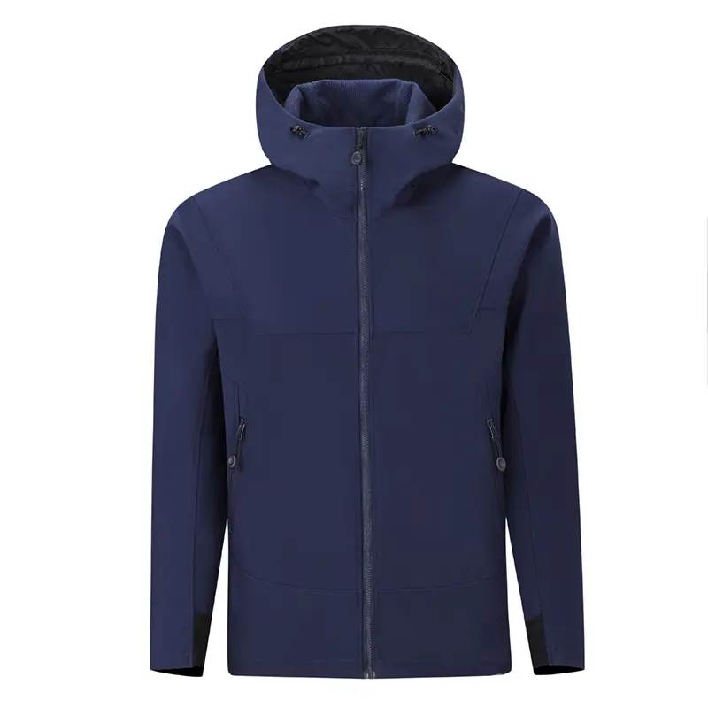 2024 New Men's Casual Punching Jacket Spring And Autumn Tactical Mountaineering Clothing Windproof Waterproof Soft Shell Jacket