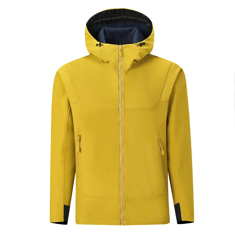 2024 New Men's Casual Punching Jacket Spring And Autumn Tactical Mountaineering Clothing Windproof Waterproof Soft Shell Jacket