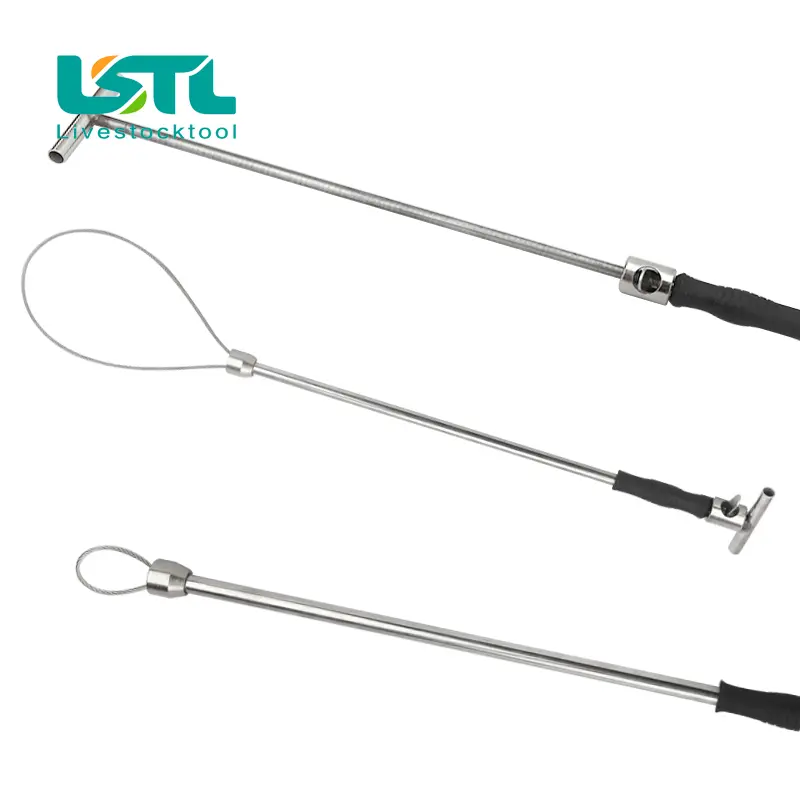 Pig Catcher Pole Stainless steel Set of Pigs Device Baording Fixed Animal Husbandry Equipment, Animal Husbandry Equipmentd9
