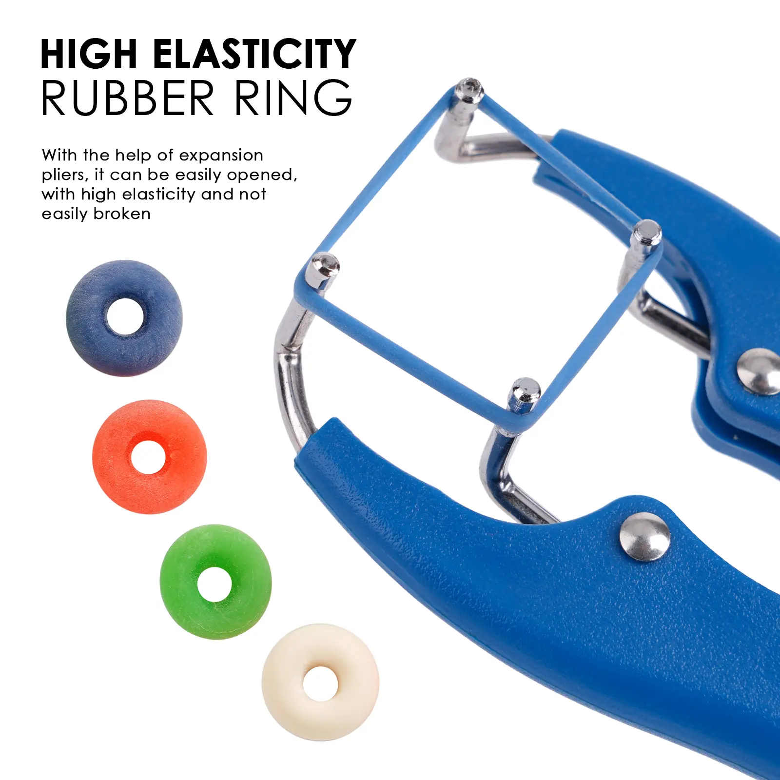 Animal Sheep Expansion Pliers Piglet Castration Forceps Tail Docking Clamp Bloodless Livestock Goat Tail Castrate Rings
