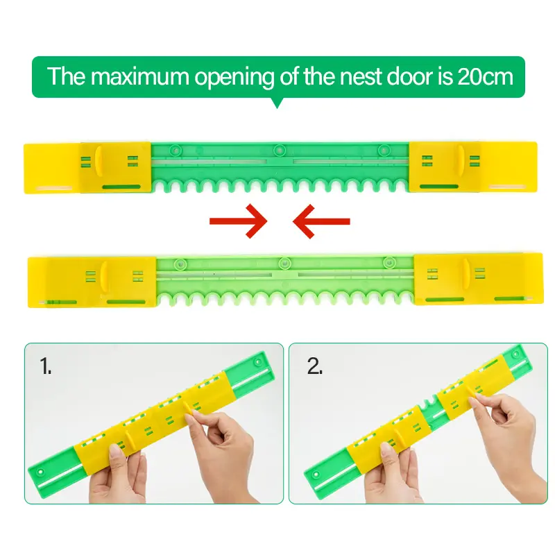 5Pcs New Anti-escape Door Durable Beehive Door Entrance Gate Anti-escape Door Beekeeper Tool to avoid bees to escape