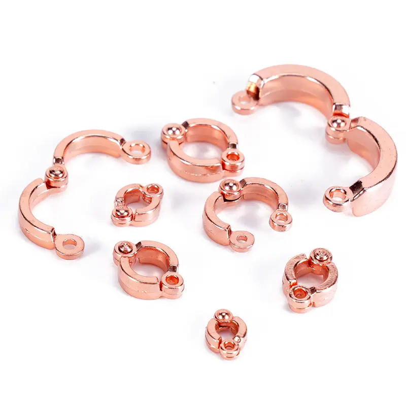New 4-15mm Parrot Foot Rings Metal Pet Bird Leg Rings Outdoor Fly Training Activity Anti-Lost Opening Clip Leash Accessories