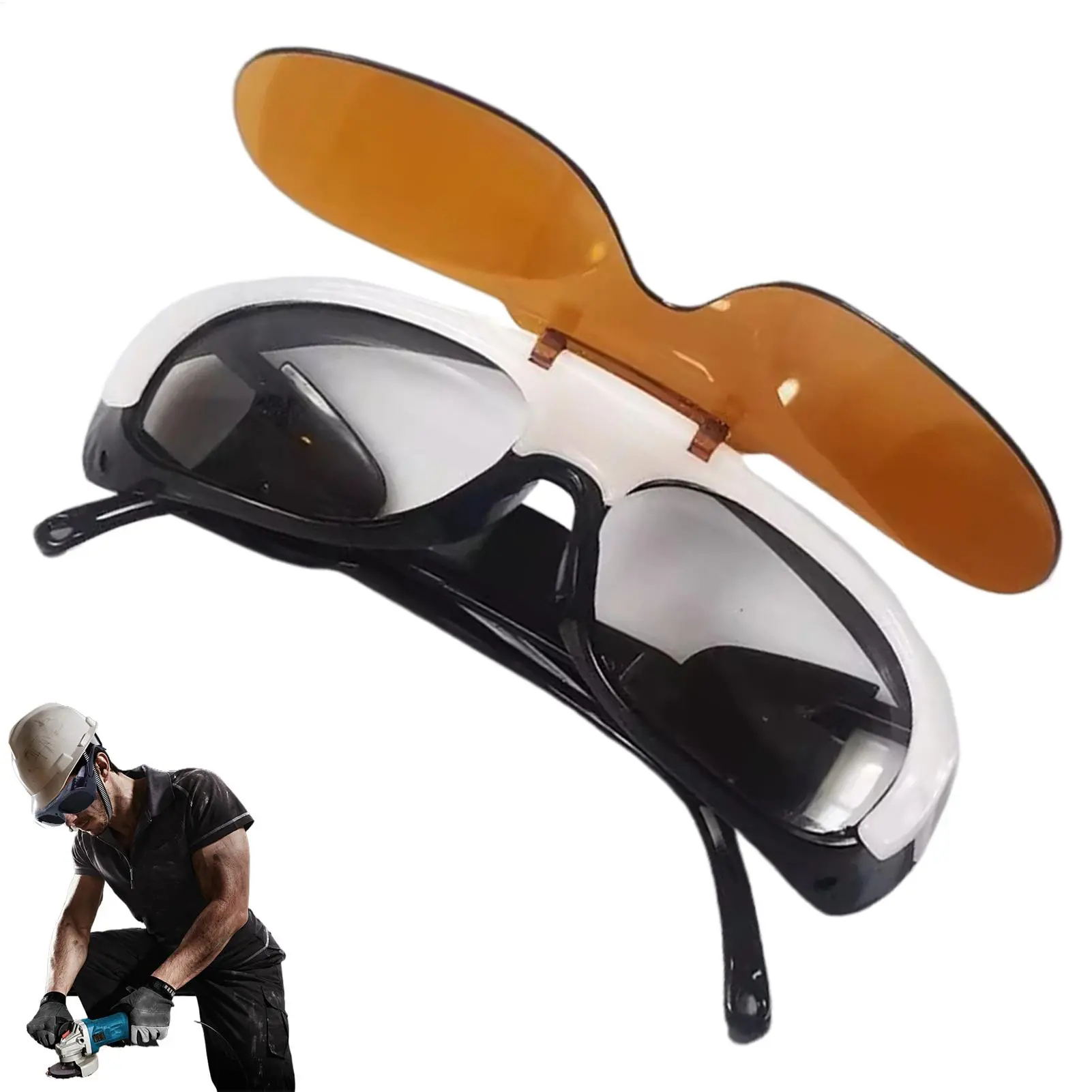 Welding Glasses Men Anti-Scratch Lens Protective Eyewear Anti-glare Argon Arc Welding Glasses Welder Eye Protection Goggles