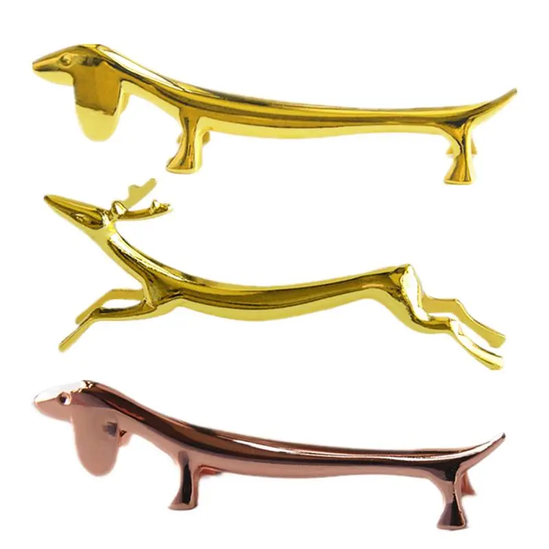 Metal Chopstick Rest Fork Rack for Dining Table Cartoon Animal Shape Chopsticks Holder Rack for Spoon Tableware Stainless Steel